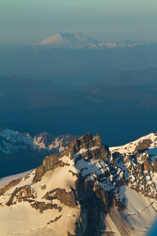 Little Tahoma And Mount Saint Helens